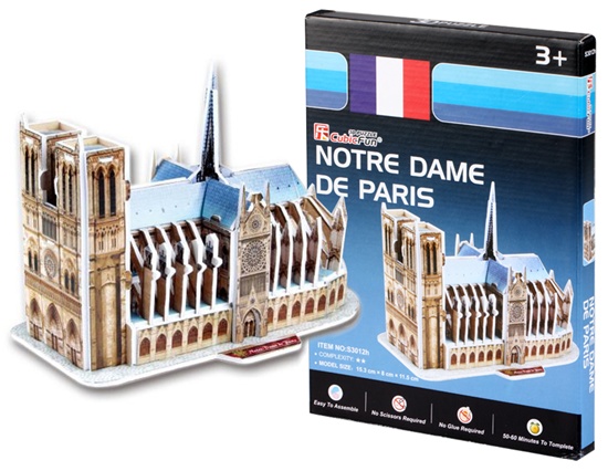 Puzzle 3D Catedral de Notre Dame