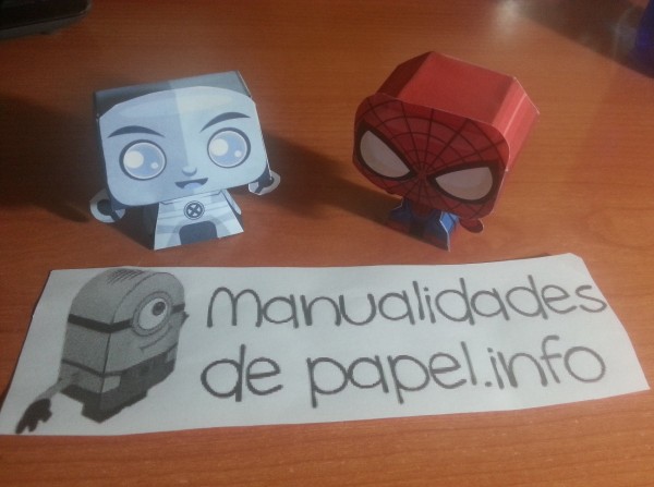 papercraft toy spiderman