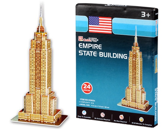 puzzle 3d empire state building