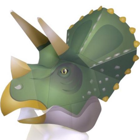 mascara dinosaurio